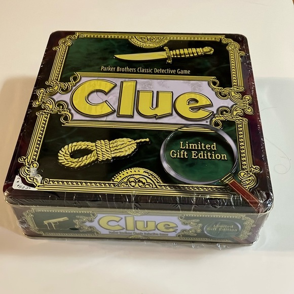 PARKER BROTHERS 1977 Clue Classic Detective Board Game Limited Gift Edition